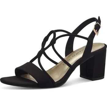 Dámské sandále DÁMSKÉ SANDÁLY MARCO TOZZI 2-28308-42 001 ČERNÁ Barva: Černá, Velikost: 40