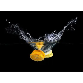 Plakát Plakát, Obraz - Orange splash, Mogyorosi Stefan