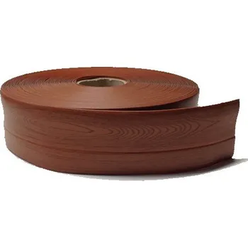 Lepicí páska IMPOL TRADE Podlahová lemovka z PVC 5,3 cm x 25 m dřevo hnědé