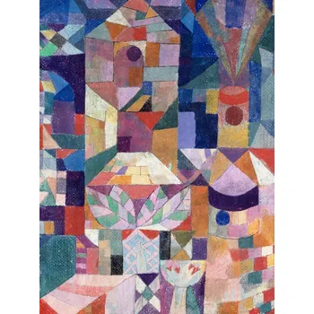 Plakát Plakát, Obraz - Distressed Castle Garden, Paul Klee