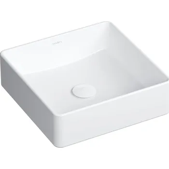 Umyvadlo Omnires Pasadena umyvadlo 36x36 cm čtvercový na pult bílá PASADENA360BP
