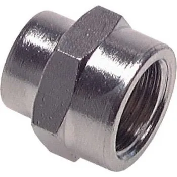 TS Mufna G3/8" - G1/2" poniklovaná mosaz