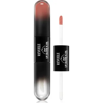 Péče o rty Revuele 2IN1 Lip Gloss & Oil lesk na rty 2 v 1 odstín 06 7 ml