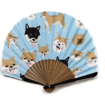 Karnevalový doplněk Vějíř skládací s Shiba-inu Zukushi