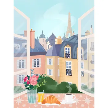 Plakát Plakát, Obraz - Paris, Petra Lizde