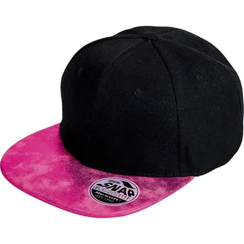Kšiltovka Result Bronx Glitte Snapback čepice s plochým kšiltem Velikost: uni, Barva: neon pink