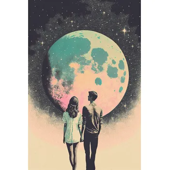 Plakát Plakát, Obraz - To The Moon And Back, Treechild