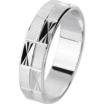 Prsten Bealio BEALIO Stříbrný snubní prsten BROUŠENÝ Velikost prstenu: 66 03-00305-1497