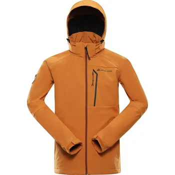 Pánská větrovka Pánská softshellová bunda Alpine Pro HOOR - oranžová / S