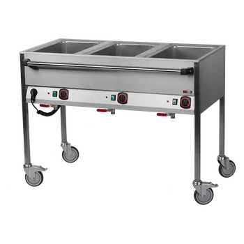 Vodní lázeň elektrická GN 3-1/1 ovládání na delší straně | REDFOX - VLPD 3120