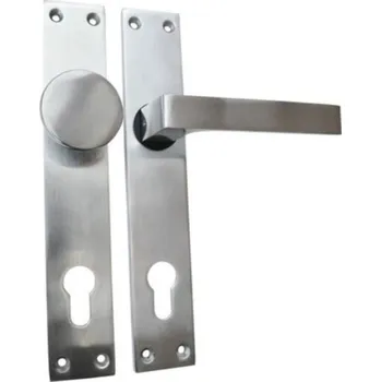 Dveřní kování KOMAS Klika + koule se štíty AL, FAB/72