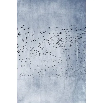 Plakát Plakát, Obraz - Moving On Blue, Kubistika