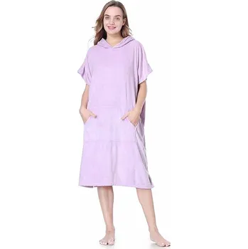 Dámské pončo JTLine Pončo plážové s kapucí JTLine, růžové, dospělé