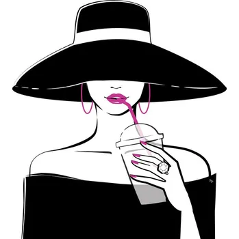 Plakát Plakát, Obraz - Black Hat, Martina Pavlova