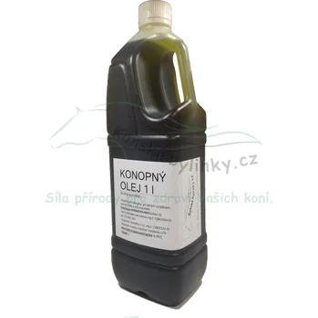 Krmivo pro koně Koňské bylinky Konopný olej 1l