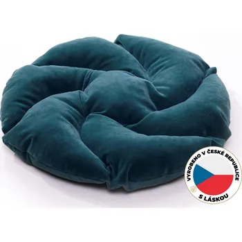 Ekomazlíček Pelíšek pro kočky LOLLIPOP smaragdově zelený Průměr: 45 cm