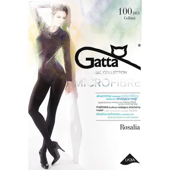 Dámské punčochy Silonkové punčocháče Gatta Rosalia 100 DEN Barva: Černá, Velikost: S
