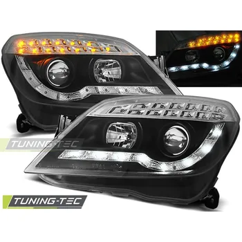 Přední světlomet Tuning-Tec Přední čirá LED světla Opel Astra H (2004 - 2009) - černé 14481