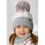 AJS Čepice a nákrčník AJS-46-493 Barva: B-tm.jeansR, Velikost: 52-56