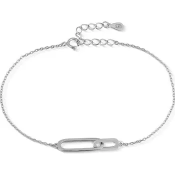 Náramek Dámský stříbrný náramek 16-19 cm STNA0757F