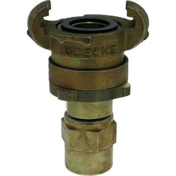 Hadicová spojka Lüdecke Bajonet SSG se svěrným kroužkem 19x6 mm