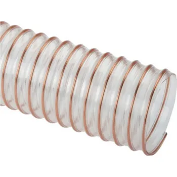 Hubice k vysavači Schauenburg Flexadur PUR-2 O 150 mm - Spirílová hadice pro odsávání abrazivních materiálů -40/+100°C, 1 mm