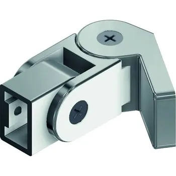 Nastavitelný úhlový díl pro uchycení rohové vzpěry do zkosení, černá matná VW4.06