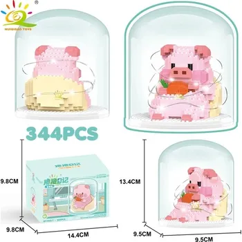 ostatní stavebnice Mini prasátko stavebnice 3d model | styl lego - 03-1 bez krabice