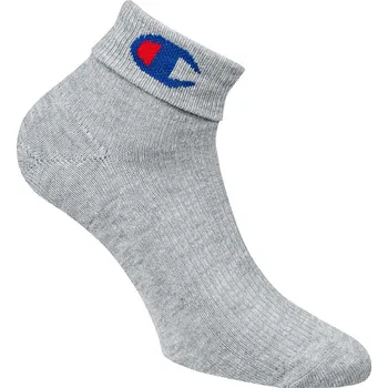 Dámské ponožky Ponožky CHAMPION Rochester Reverse Socks šedé Barva: Šedá, Velikost: 35-38