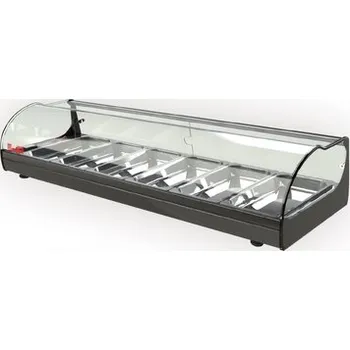Stolní chlazená vitrína • ONIX R6 černá (306909)
