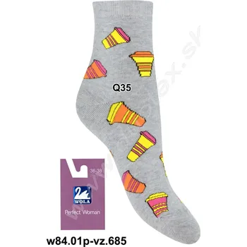 Dámské ponožky WOLA Dámské ponožky w84.01p-vz.685 Barva: Q35, Velikost: 36-38(24-25)