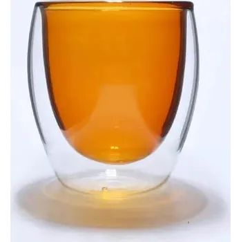 Sklenice Termosklenice s dvojitým sklem 150ml - amber
