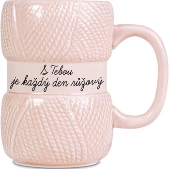 Pletený hrnek - S Tebou