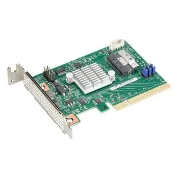 Server Supermicro AOC-SLG4-2E4T-O 2-Port Retimer, x8 PCIe Gen 4, Low Profile AOC, RoHS