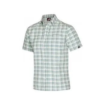 Pánská košile Northfinder Seamus greenblue S; Zelená košile + DÁREK DLE VÝBĚRU!