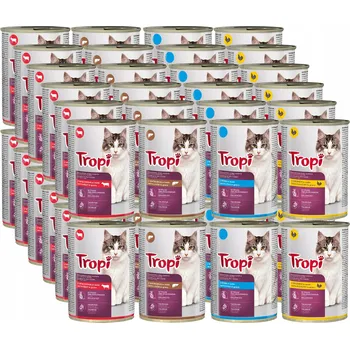 Krmivo pro kočku Vlhké krmivo konzervy pro kočky mix chutí 48x415 g