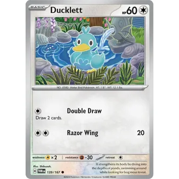 Karetní hra Ducklett 139/167 - Twilight Masquerade Typ karty: Non-Holo