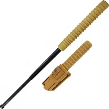 Sebeobrana ESP Obušek teleskopický 45cm/18" kalený s pouzdrem BH-54 PÍSKOVÝ ČERNÝ
