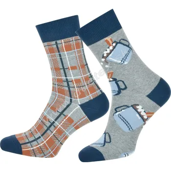 Pánské ponožky WOLA Veselé ponožky w94.n02-vz.102 Barva: Q39, Velikost: 30-34(22-23)