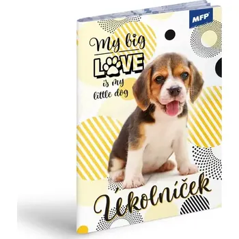 Sešit, úkolníček Štěňátko A6 (Notýsek s pejskem, pes)