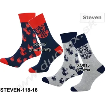 Pánské ponožky STEVEN Pánské ponožky Steven-118P-016 Barva: XO016-sv.sivá, Velikost: 43-46(29-30)