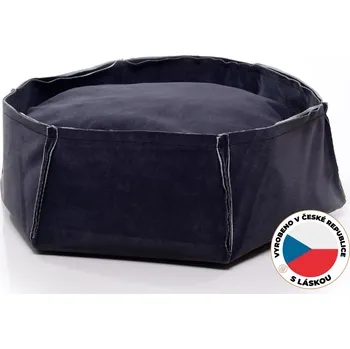 Ekomazlíček Pelíšek pro kočky PENTAGON tmavě šedý Průměr: 30 cm