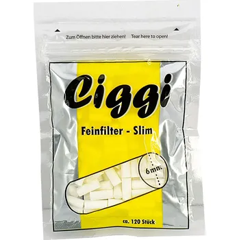 14022 Cigaretové filtry Ciggi Slim120ks