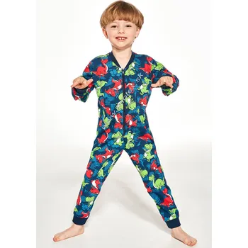 Chlapecké pyžamo CORNETTE Chlapecký overal 185/155-Dino Barva: 155, Velikost: 110-116