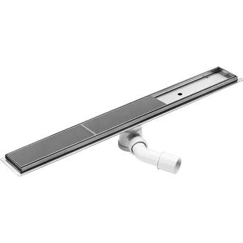 Odvodňovací žlab Deante Odtokový žlab s nerezovým rámečkem pro dokončení dlažbou KOL 007A