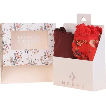 Kalhotky Dámské kalhotky Moraj BCL1900-005/2 pak Barva: Červená, Velikost: XL