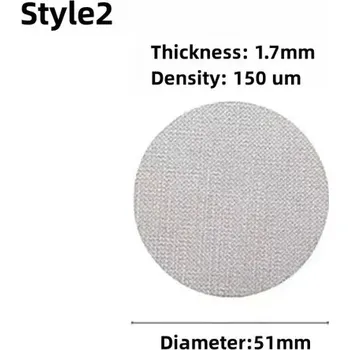 Kávovar Nerezový opakovaně použitelný filtr pro espresso - 51 mm - 1,7 mm