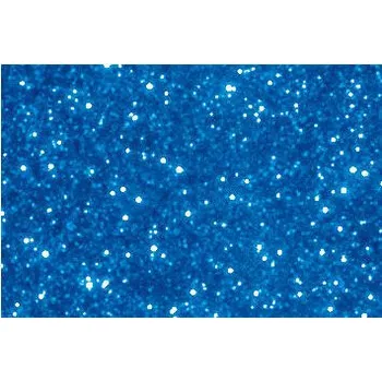 Samolepicí pěnovka moosgummi třpytivá modrá 20x30cm