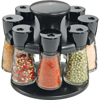 Kořenka Küchenprofi RONDO Kořenky v kulatém stojánku 8 ks černý