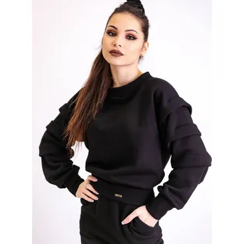 Dámská mikina Trendy VSB tepláková mikina ELIZABETH černá, VELIKOST S/M